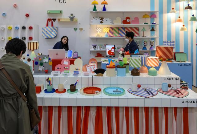 Visitors look around exhibition booths during the 2026 Seoul Living Design Fair at COEX in southern Seoul on Feb 252026 AJP Yoo Na-hyun