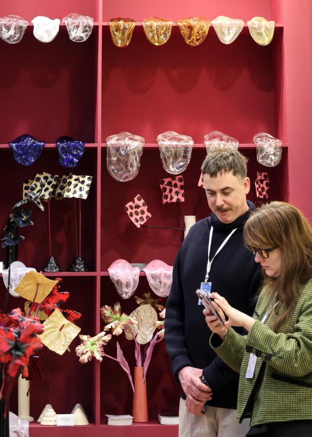 Visitors look around exhibition booths during the 2026 Seoul Living Design Fair at COEX in southern Seoul on Feb 252026 AJP Yoo Na-hyun