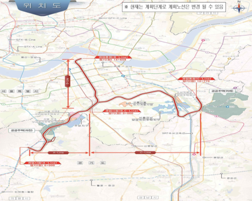 위례 과천선·대장홍대선 지자체 갈등 지속...3기 신도시 주민 울상
