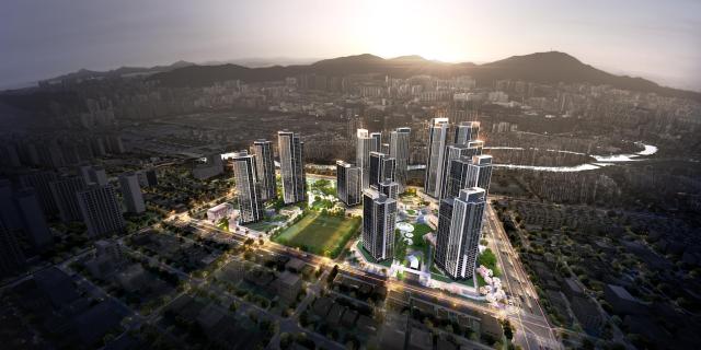 인천 부평동 일원에서 추진되는 굴포천역 남측 도심 공공주택 복합사업 조감도사진HDC현대산업개발