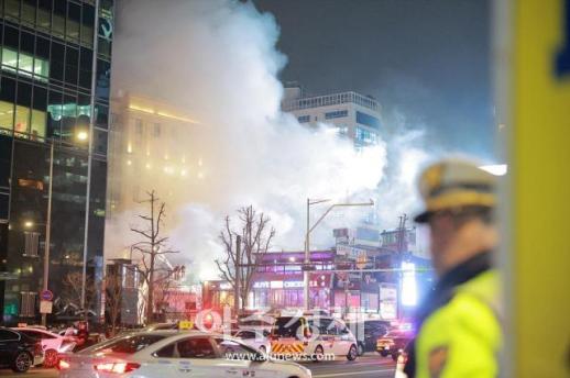 [포토] 북창동 화재 발생