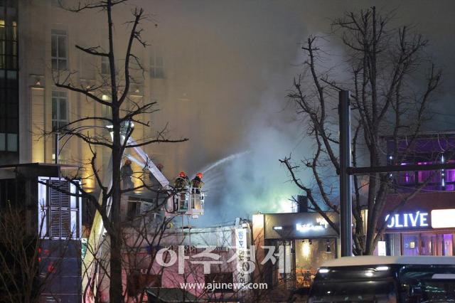 [포토] 서울 중구 북창동 먹자골목 화재