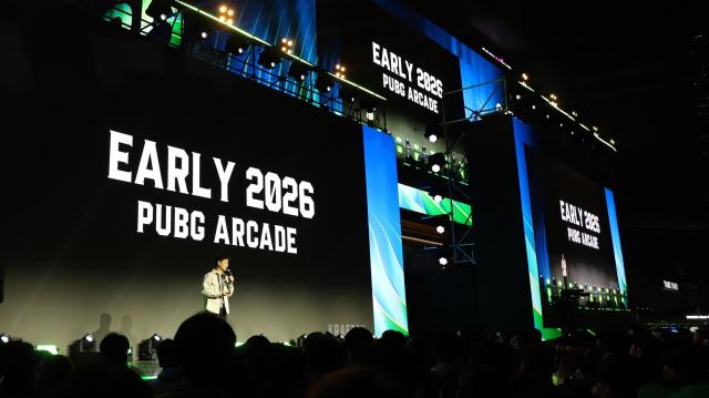 크래프톤이 지난 10월 엔비디아가 주최한 ‘지포스 게이머 페스티벌’에서 ‘펍지 앨라이의 새로운 모습을 선보이고 있다 사진크래프톤