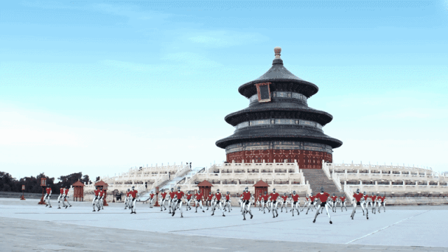 Unitree Robotics G1 models perform group performance at Chinas Temple of Heaven Courtesy of Unitree Robotics