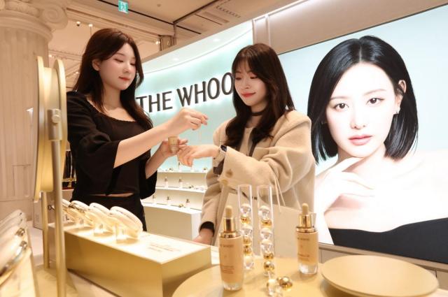 LG생활건강 더후 더 시크릿 오브 NAD 팝업스토어 현장 사진LG생활건강