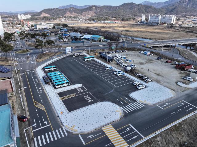 봉동교 환승주차장 전경사진완주군