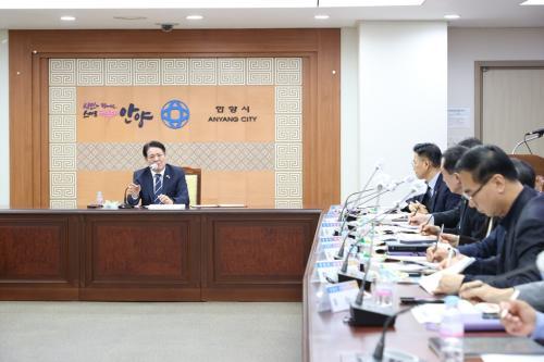 최대호 안양시장 체육 인프라 혁신 넘어 미래 성장동력 확보 시동