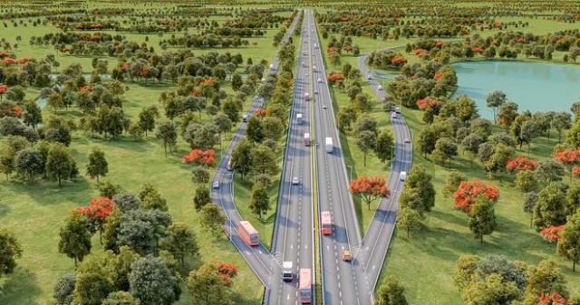 바오록 – 리엔크엉 고속도로 프로젝트 조감도 사진베트남 산업통산부 자료 갈무리