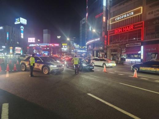 충남경찰청, 삼일절 폭주·난폭 운전 집중 단속…162건 적발