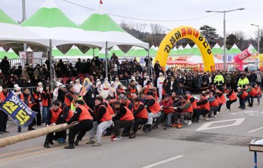 삼척 정월대보름제 기줄다리기대회, 원덕읍 우승으로 화려한 대미 장식