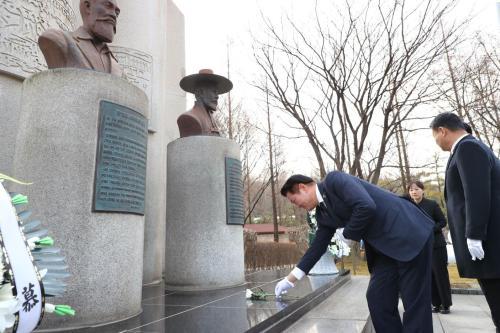 최대호 시장 순국선열 희생 오늘의 대한민국과 안양 있게 한 토대