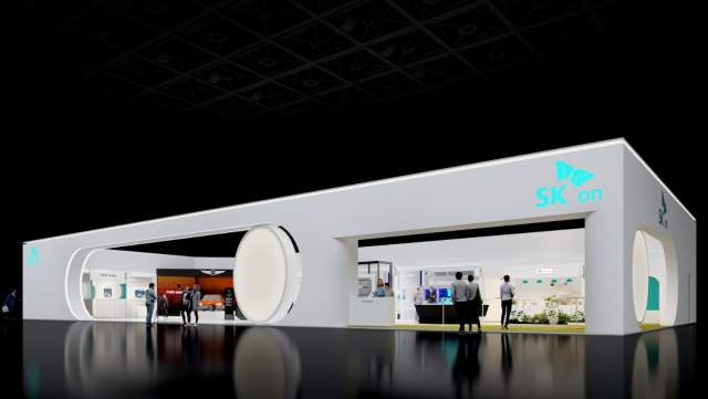 SK온 인터배터리 2026 부스 조감도사진SK온
