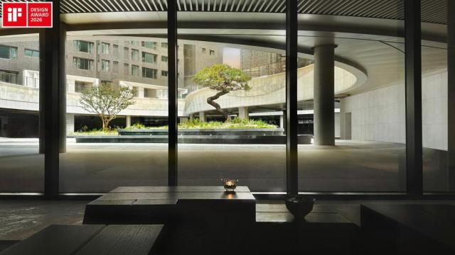 라체르보 써밋의 선큰과 어메니티 공간 사진대우건설