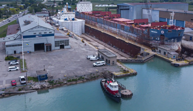 A screen shot of Ontario Shipyards facilities posted on Hanwha Ocean website Hanwha Ocean and Ontario Shipyard signed a strategic MoU on naval programs on Feb 19 2026
