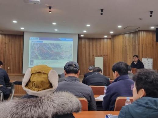 동해신항 진입도로 건설공사 주민설명회 열려