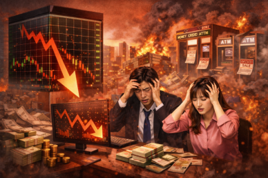 연이틀 코스피 시총 950조 증발…개미들 반대매매 공포에 패닉