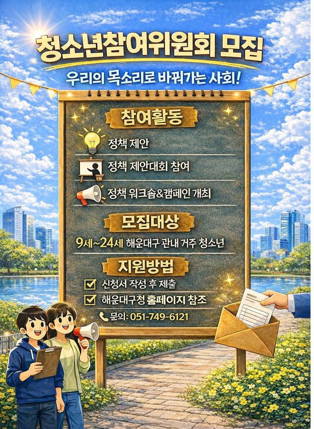 청소년 참여위원회 13기 모집사진해운대구