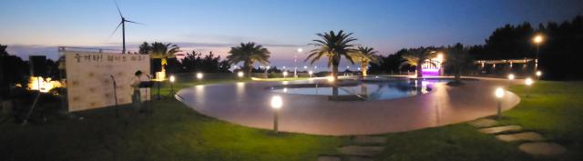 웨이브제주 야경