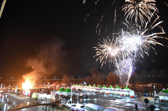 2026년 백마강 정월대보름 축제장 모습사진부여군