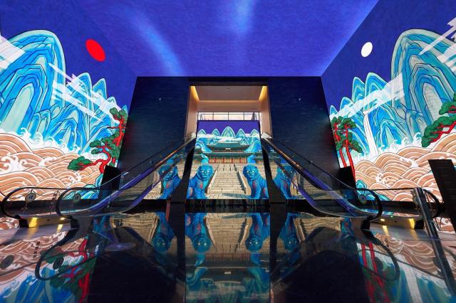 일원오봉도와해태