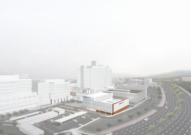 칠곡경북대병원 양성자치료센터 조감도 사진경상북도