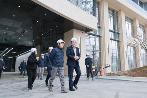 하은호 군포시장 주요 사업 성과 위해 현장 세밀한 점검 중요