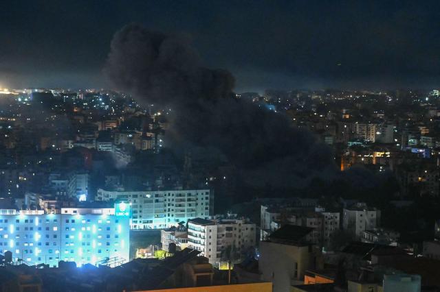 Smoke rises from the site of an Israeli airstrike that targeted Beiruts southern suburbs Al-Jamous neighbourhood on March 6 2026 The raging Iran war which has spread across the Middle East and beyond entered its seventh day on March 6 after Israeli forces announced a next phase in the conflict and bombed Beiruts southern suburbs AFP-Yonhap