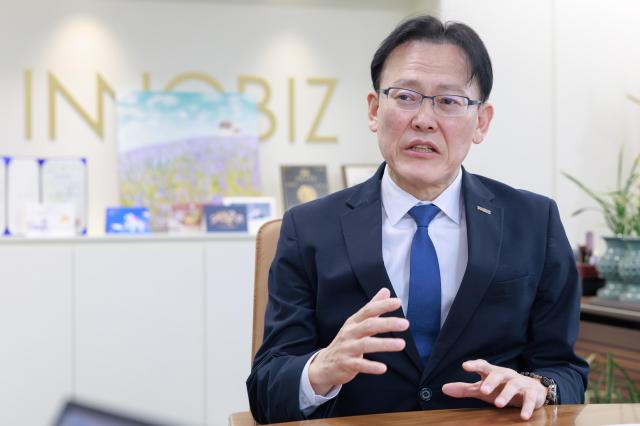 정광천 이노비즈협회장은 지난 6일 스타트업이 이노비즈를 거쳐 중견기업으로 도약하는 끊김 없는 성장 사다리를 완성하겠다고 말했다 사진유대길 기자 dbeorlf123ajunewscom