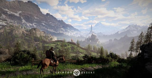 붉은사막 게임 내 장면 사진펄어비스