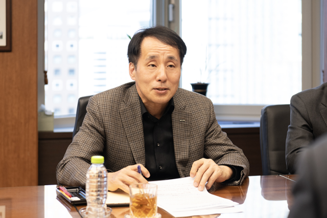 장영진 한국무역보험공사 사장이 서울 종로구 본사에서 열린 ‘이란 사태 비상대책 TF’ 회의에서 발언하고 있다 사진한국무역보험공사