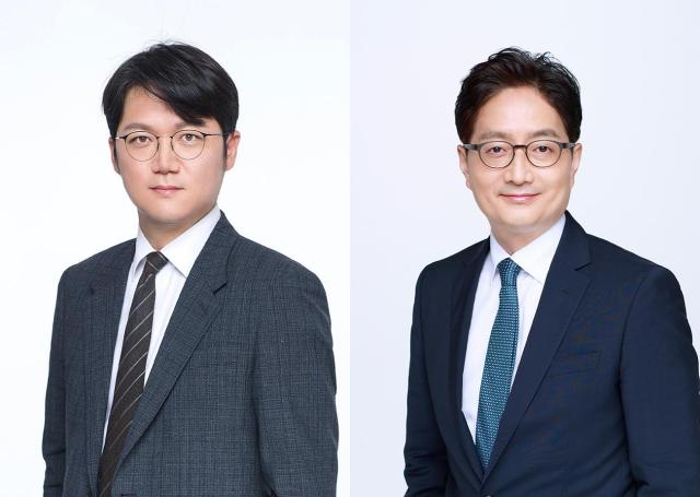 좌측부터 유무영 변호사 강지호 고문 사진법무법인 세종