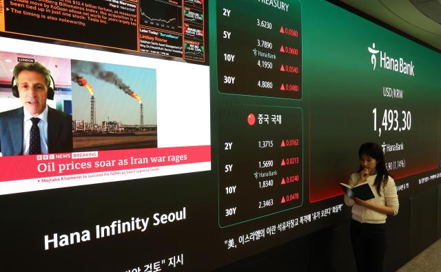 中东战火冲击韩国金融市场 KOSPI两周累计下跌10%