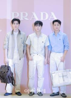 [포토] 엔하이픈 성훈·정원·제이, 프라다 화이트 썬 포토콜 참석