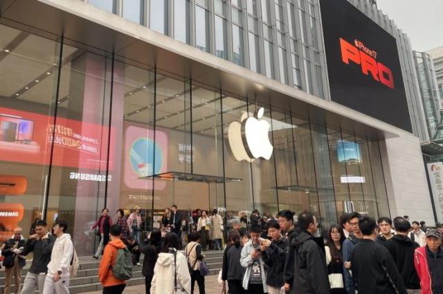 중국 상하이의 애플스토어 사진연합뉴스