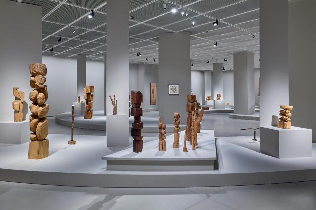 김윤신 합이합일 분이분일 1층 전시 전경 사진호암미술관 