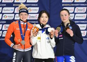 Kim Gil-li, Lim Jong-eon win gold at ISU Short Track World Championships