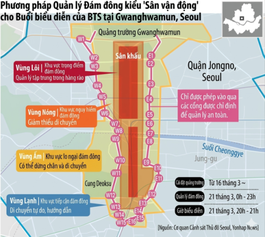 [BTS Gwanghwamun D-5] KakaoMap ra mắt định vị xe buýt siêu chính xác hỗ trợ khán giả xem BTS