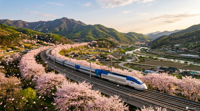 코레일 인구감소지역행 자유여행상품을 구매한 후 지정된 인구감소지역 관광지을 방문해 인증하면 열차 운임 100에 상당하는 금액을 할인권으로 전액 돌려받을 수 있다 사진AI가 생성한 이미지