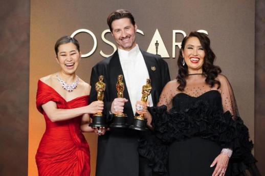 [종합] 오스카 집어삼킨 K-팝…케데헌 장편애니·주제가상 2관왕 돌풍