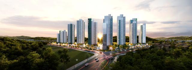 푸르지오 센트로 원의 석경 투시도 사진대우건설