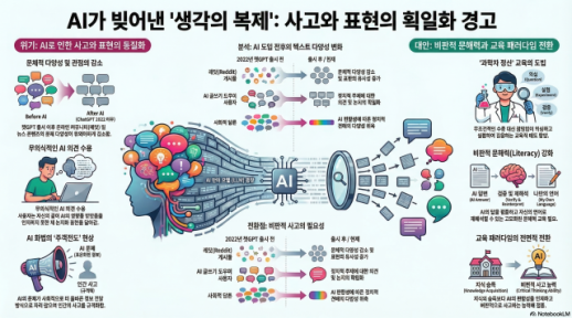 [맛있는 테크스낵] LLM 확산에 글쓰기 패턴 변화…"AI 안 써도 영향 받을 수 있다"