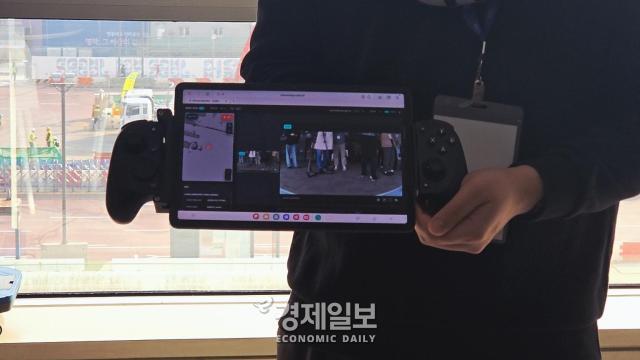 멀티모달 데이터 관제 플랫폼 스타트업 팀그릿의 예시 모습 사진류청빛 기자