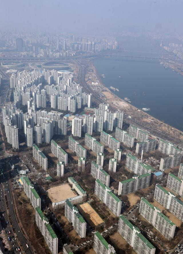 서울 송파구 롯데월드타워에서 바라본 강남3구 아파트 모습 2026317 사진연합뉴스