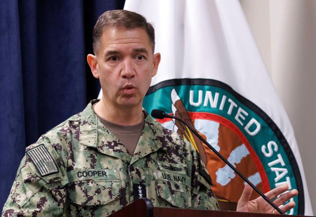 브래드 쿠퍼 미 중부사령부CENTCOM 사령관 사진EPA·연합뉴스