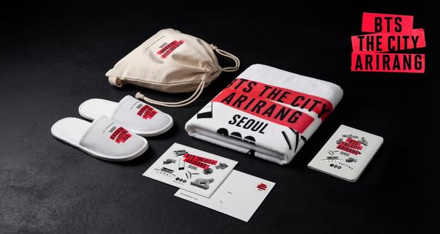파라다이스시티 방탄소년단 한정판 굿즈 5종 사진파라다이스시티
