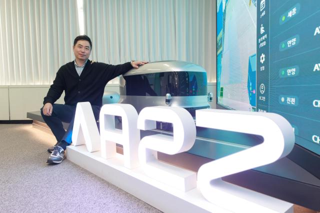 한지형 오토노머스 A2Z 대표가 경기 안양 연구소에서 본지와 인터뷰하고 있다 사진유대길 기자 dbeorlf123ajunewscom