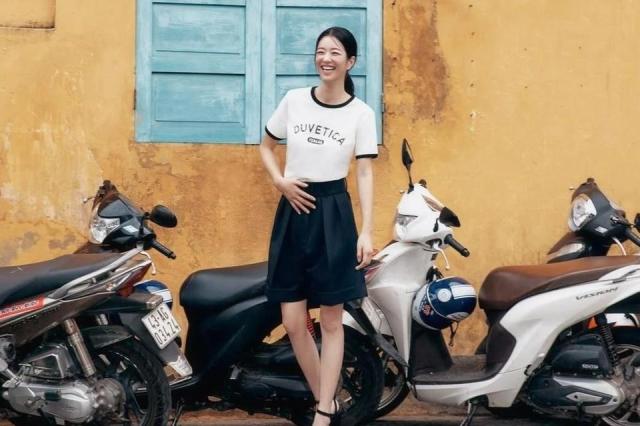 배우 서예지가 지난해 호이안에서 잡지 화보 촬영을 한 모습 사진dazedkore