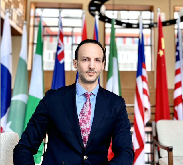 Vasilis Trigkas is a Professor of Global Affairs at Tsinghua University Courtesy of Vasilis Trigkas 
