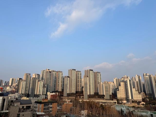 Các tòa nhà cao tầng ở khu vực quận Mapo Seoul ẢnhHoàng Phương Ly