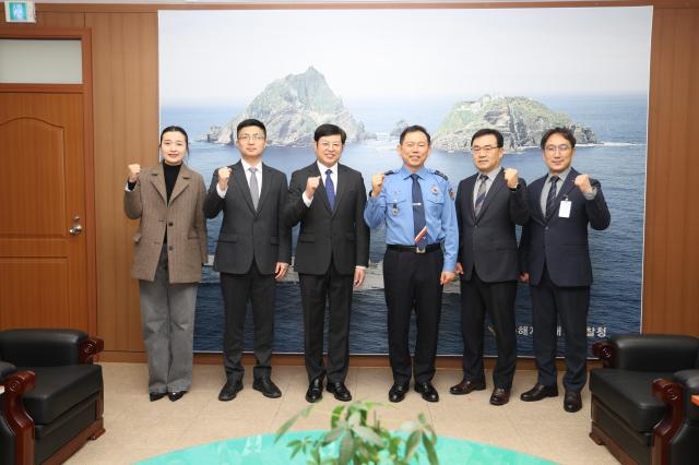 동해해경청 주한중국대사관 총영사 접견 및 협력 확대방안 논의단체사진 사진동해해경청 